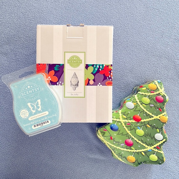 Scentsy Other Nwt Scentsy Be Jolly Mini Warmer Bundle Poshmark